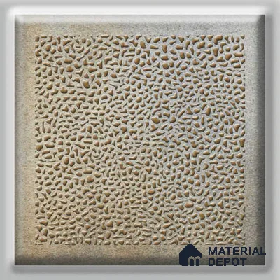 Moroccan Wall Tile TL 05638 Tangier Prime Pebble 6 x 6 inch Ceramic Matte Finish - 9 mm | 4 Random Faces | Suitable for Living Room, Bathroom, Kitchen & Backsplash
