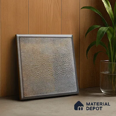 Moroccan Wall Tile TL 05638 Tangier Prime Pebble 6 x 6 inch Ceramic Matte Finish - 9 mm | 4 Random Faces | Suitable for Living Room, Bathroom, Kitchen & Backsplash