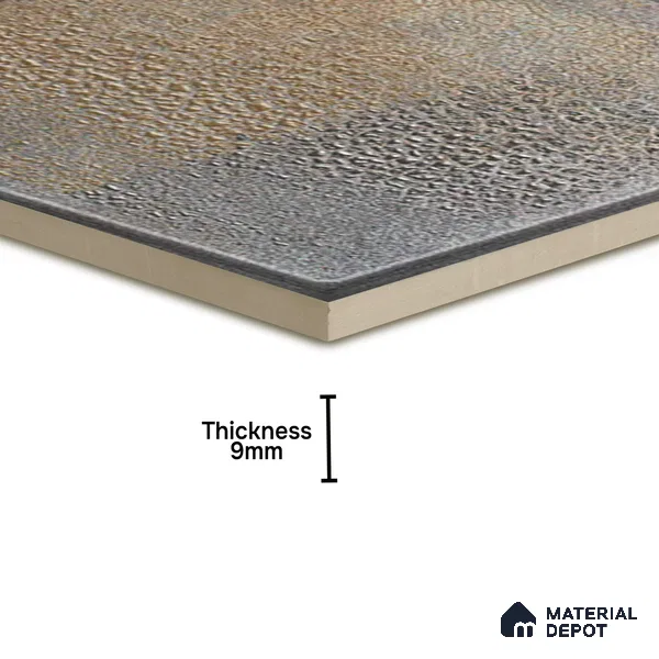 Moroccan Wall Tile TL 05638 Tangier Prime Pebble 6 x 6 inch Ceramic Matte Finish - 9 mm | 4 Random Faces | Suitable for Living Room, Bathroom, Kitchen & Backsplash