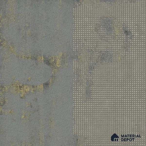 Moroccan Wall Tile TL 05636 Tangier Silver Threads 6 x 6 inch Ceramic Matte Finish - 9 mm | 4 Random Faces | Suitable for Living Room, Bathroom, Kitchen & Backsplash
