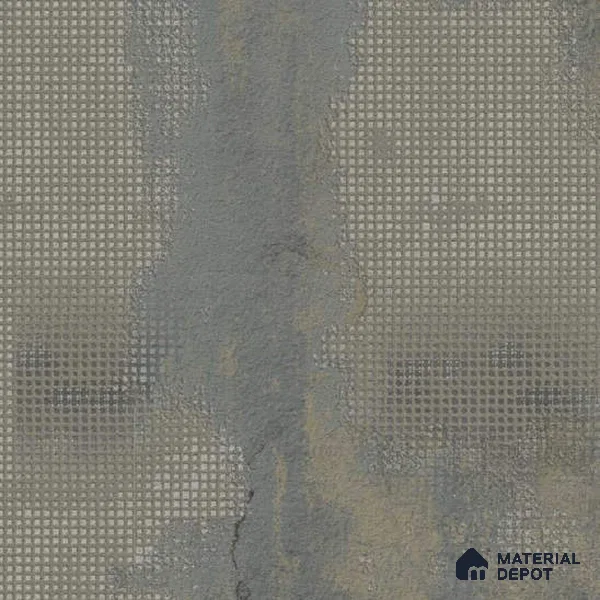 Moroccan Wall Tile TL 05636 Tangier Silver Threads 6 x 6 inch Ceramic Matte Finish - 9 mm | 4 Random Faces | Suitable for Living Room, Bathroom, Kitchen & Backsplash
