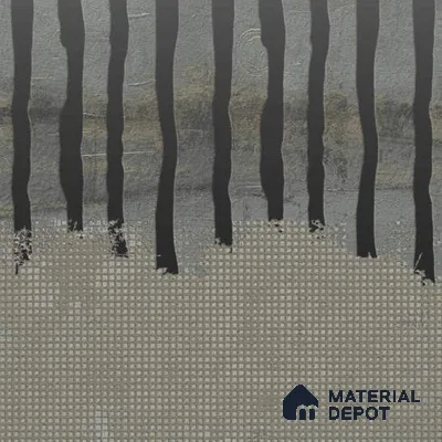 Moroccan Wall Tile TL 05636 Tangier Silver Threads 6 x 6 inch Ceramic Matte Finish - 9 mm | 4 Random Faces | Suitable for Living Room, Bathroom, Kitchen & Backsplash