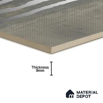 Moroccan Wall Tile TL 05636 Tangier Silver Threads 6 x 6 inch Ceramic Matte Finish - 9 mm | 4 Random Faces | Suitable for Living Room, Bathroom, Kitchen & Backsplash