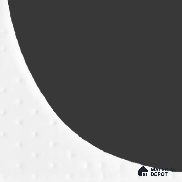Moroccan Wall Tile TL 05642 Tangier White Wave 6 x 6 inch Ceramic Matte Finish - 9 mm | 5 Random Faces | Suitable for Living Room, Bathroom, Kitchen & Backsplash