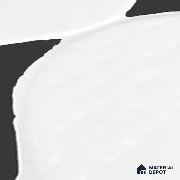 Moroccan Wall Tile TL 05642 Tangier White Wave 6 x 6 inch Ceramic Matte Finish - 9 mm | 5 Random Faces | Suitable for Living Room, Bathroom, Kitchen & Backsplash