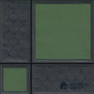 Moroccan Wall Tile TL 06343 Desigra 12 inch x 12 inch Ceramic Matte Finish - 9.5 mm | Suitable for Bathroom, Kitchen, Balcony | Please Expect a Slight Variation of Pattern