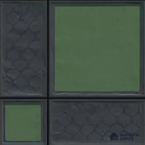 Moroccan Wall Tile TL 06343 Desigra 12 inch x 12 inch Ceramic Matte Finish - 9.5 mm | Suitable for Bathroom, Kitchen, Balcony | Please Expect a Slight Variation of Pattern