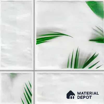 Moroccan Wall Tile TL 06341 Filigra 12 inch x 12 inch Ceramic Matte Finish - 9.5 mm | Suitable for Bathroom, Kitchen, Balcony | Please Expect a Slight Variation of Pattern
