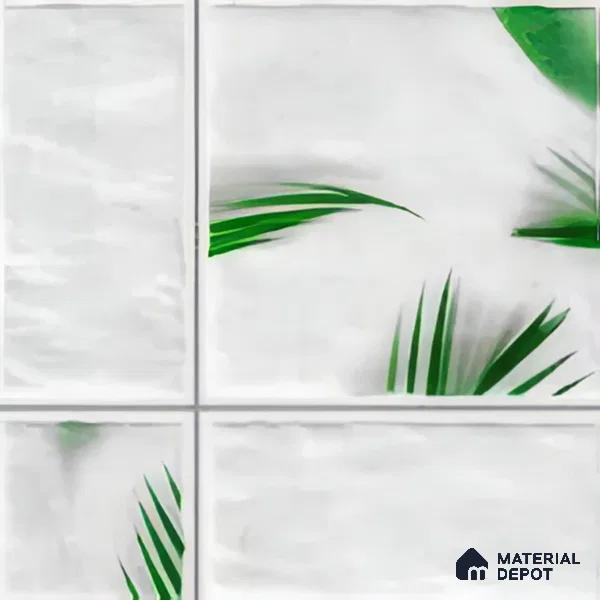 Moroccan Wall Tile TL 06341 Filigra 12 inch x 12 inch Ceramic Matte Finish - 9.5 mm | Suitable for Bathroom, Kitchen, Balcony | Please Expect a Slight Variation of Pattern