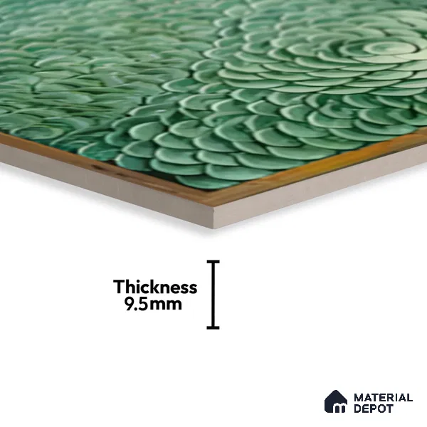 Moroccan Wall Tile TL 06344 Florama 12 inch x 12 inch Ceramic Matte Finish - 9.5 mm | Suitable for Accent / Feature Walls, Bathroom, Kitchen Wall & Backsplashes | Please Expect a Slight Variation of Pattern (Sample)