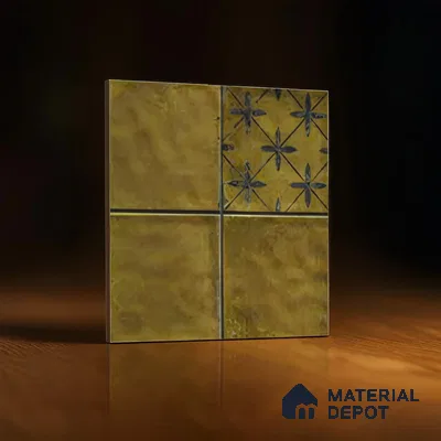 Moroccan Wall Tile TL 06335 Linea 12 inch x 12 inch Ceramic Matte Finish - 9.5 mm | Suitable for Accent/Feature Walls, Bathroom, Kitchen, Dining Area | Please Expect a Slight Variation of Pattern