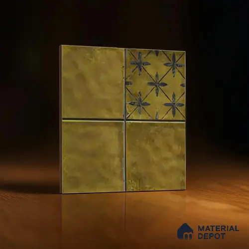 Moroccan Wall Tile TL 06335 Linea 12 inch x 12 inch Ceramic Matte Finish - 9.5 mm | Suitable for Accent / Feature Walls, Bathroom, Kitchen Backsplashes, Dining Area | Please Expect a Slight Variation of Pattern
