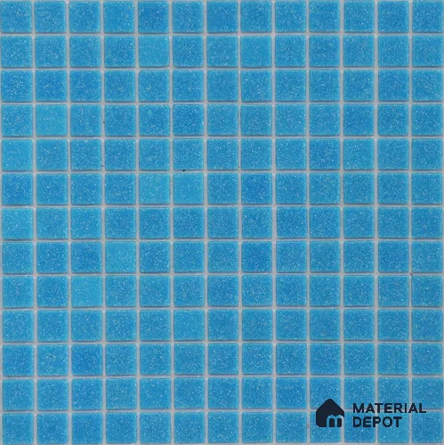 Mosaic Floor & Wall Tile TL 10708 K | 327 x 327 mm (Chip Size 20x20 mm) Glossy Finish Glass Tile - 4 mm | Suitable For Outdoor, Swimming Pool Area
