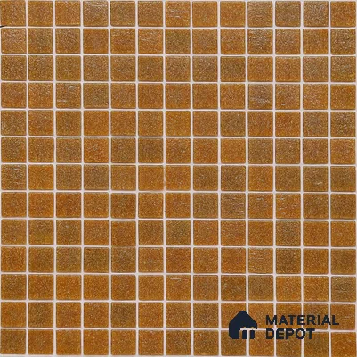 Mosaic Floor & Wall Tile TL 10708 W | 327 x 327 mm (Chip Size 20x20 mm) Glossy Finish Glass Tile - 4 mm | Suitable For Outdoor, Swimming Pool Area
