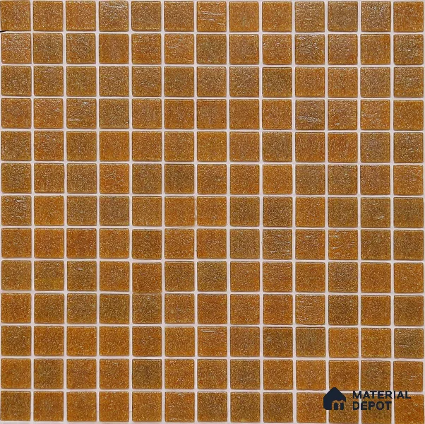Mosaic Floor & Wall Tile TL 10708 W | 327 x 327 mm (Chip Size 20x20 mm) Glossy Finish Glass Tile - 4 mm | Suitable For Outdoor, Swimming Pool Area