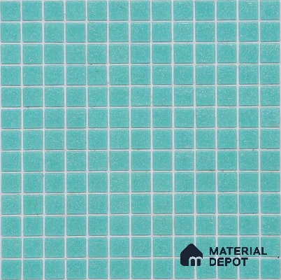 Mosaic Floor & Wall Tile TL 10708 Z | 327 x 327 mm (Chip Size 20x20 mm) Glossy Finish Glass Tile - 4 mm | Suitable For Outdoor, Swimming Pool Area
