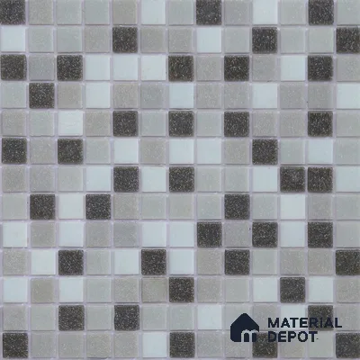 Mosaic Floor & Wall Tile TL 10710 C | 327 x 327 mm (Chip Size 20x20 mm) Glossy Finish Glass Tile - 4 mm | Suitable For Outdoor, Swimming Pool Area