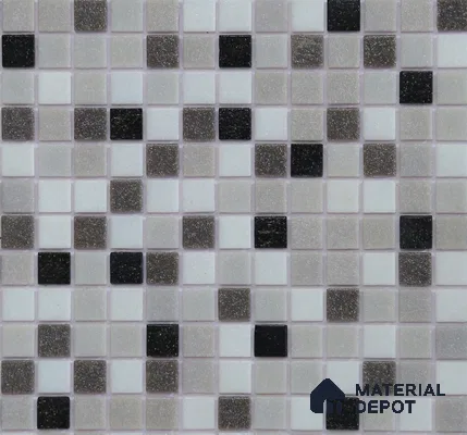Mosaic Floor & Wall Tile TL 10710 D | 327 x 327 mm (Chip Size 20x20 mm) Glossy Finish Glass Tile - 4 mm | Suitable For Outdoor, Swimming Pool Area