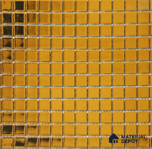 Mosaic Floor & Wall Tile TL 10704 B | 327 x 327 mm (Chip Size 20x20 mm) Glossy Finish Glass Tile - 4 mm | Suitable For Outdoor, Swimming Pool Area