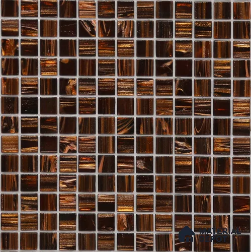 Mosaic Floor & Wall Tile TL 10707 D | 327 x 327 mm (Chip Size 20x20 mm) Glossy Finish Glass Tile - 4 mm | Suitable For Outdoor, Swimming Pool Area