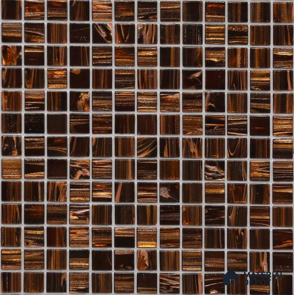 Mosaic Floor & Wall Tile TL 10707 D | 327 x 327 mm (Chip Size 20x20 mm) Glossy Finish Glass Tile - 4 mm | Suitable For Outdoor, Swimming Pool Area