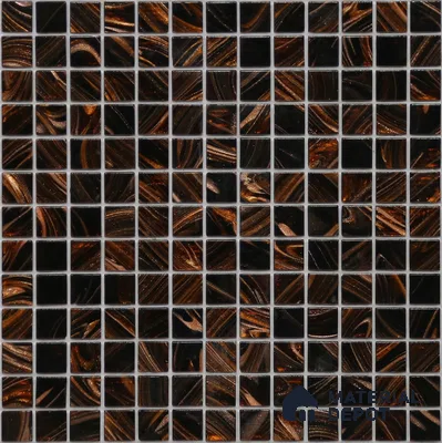 Mosaic Floor & Wall Tile TL 10707 F | 327 x 327 mm (Chip Size 20x20 mm) Glossy Finish Glass Tile - 4 mm | Suitable For Outdoor, Swimming Pool Area