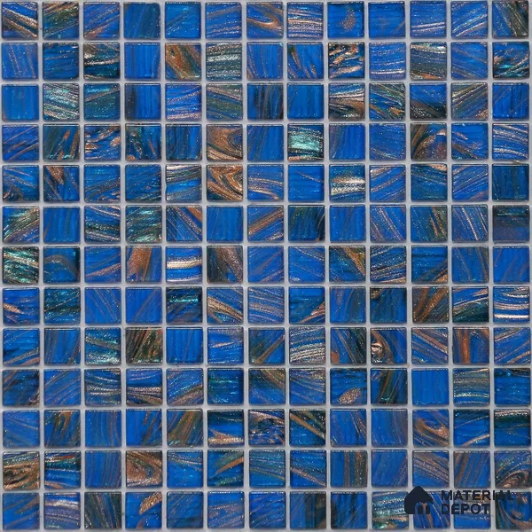 Mosaic Floor & Wall Tile TL 10707 G | 327 x 327 mm (Chip Size 20x20 mm) Glossy Finish Glass Tile - 4 mm | Suitable For Outdoor, Swimming Pool Area