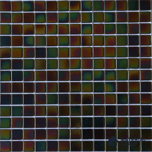 Mosaic Floor & Wall Tile TL 10707 K | 327 x 327 mm (Chip Size 20x20 mm) Glossy Finish Glass Tile - 4 mm | Suitable For Outdoor, Swimming Pool Area