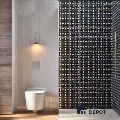 Mosaic Wall & Floor Tile TL 05901 Flicker 297 mm x 297 mm Vitrified - 9 mm | Handcrafted | Suitable For Living Room, Bedroom, Kitchen