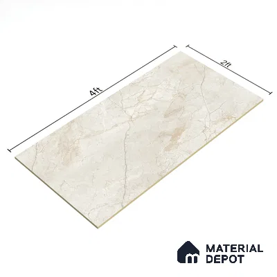 TL 02224 1 Mostaco Beige 4 ft x 2 ft Vitrified Tile - 9 mm