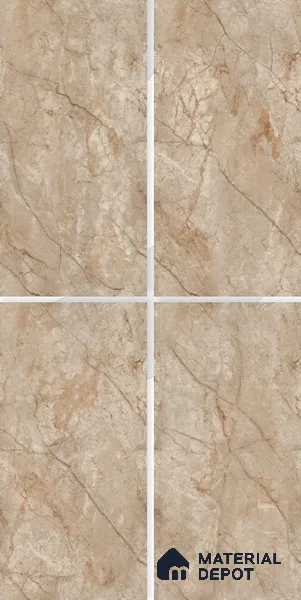 TL 02223 1 Mostaco Brown 4 ft x 2 ft Vitrified Tile - 9 mm