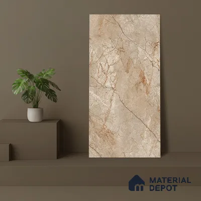 TL 02223 1 Mostaco Brown 4 ft x 2 ft Vitrified Tile - 9 mm