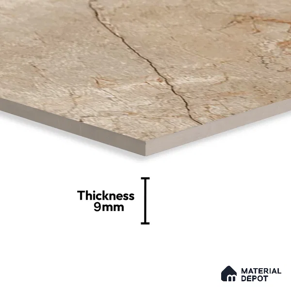 TL 02223 1 Mostaco Brown 4 ft x 2 ft Vitrified Tile - 9 mm