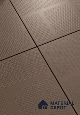 TL 04234 Belgium Punch Matte Finish 600x600 mm Full Body Vitrified Wall & Floor Tile - 9 mm (Random 4)