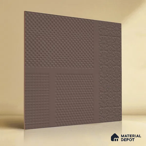 TL 04234 Belgium Punch Matte Finish 600x600 mm Full Body Vitrified Wall & Floor Tile - 9 mm (Random 4)