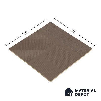 TL 04234 Belgium Punch Matte Finish 600x600 mm Full Body Vitrified Wall & Floor Tile - 9 mm (Random 4)