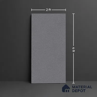 TL 04229 E Black Crystal Finish 1200x600 mm Full Body Vitrified Wall & Floor Tile - 9 mm
