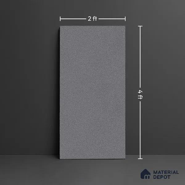 TL 04229 E Black Crystal Finish 1200x600 mm Full Body Vitrified Wall & Floor Tile - 9 mm