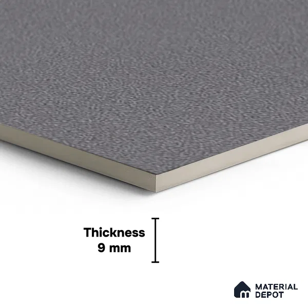 TL 04229 E Black Crystal Finish 1200x600 mm Full Body Vitrified Wall & Floor Tile - 9 mm