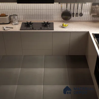 TL 04236 B Carbon Matte Finish 600x600 mm Full Body Vitrified Wall & Floor Tile - 9 mm