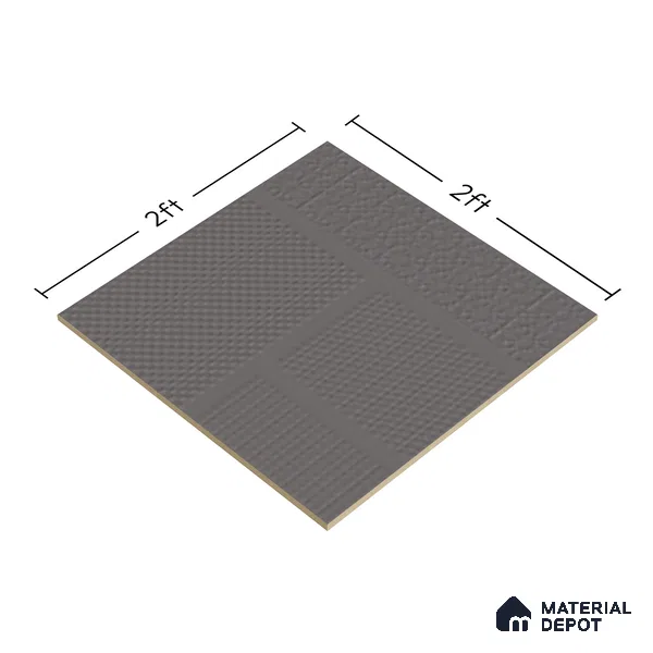TL 04236 Carbon Punch Matte Finish 600x600 mm Full Body Vitrified Wall & Floor Tile - 9 mm (Random 4)