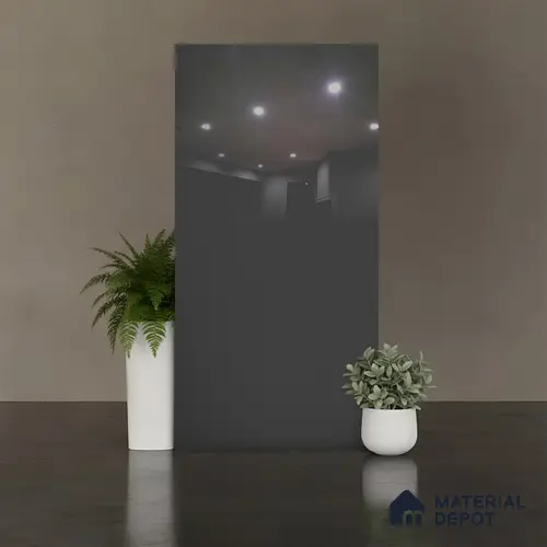TL 04221 D Jet Black Crystal Finish 1200x600 mm Full Body Vitrified Wall & Floor Tile - 9 mm