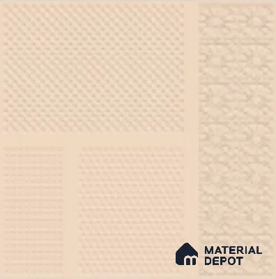 TL 04231 Linen Punch Matte Finish 600x600 mm Full Body Vitrified Wall & Floor Tile - 9 mm (Random 4)