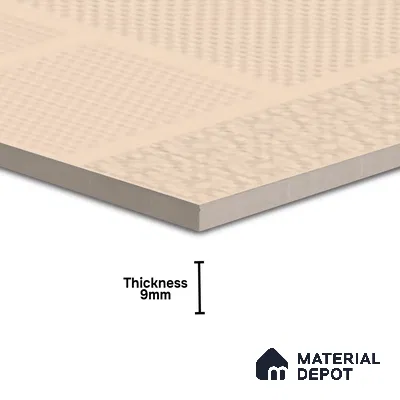 TL 04231 Linen Punch Matte Finish 600x600 mm Full Body Vitrified Wall & Floor Tile - 9 mm (Random 4)