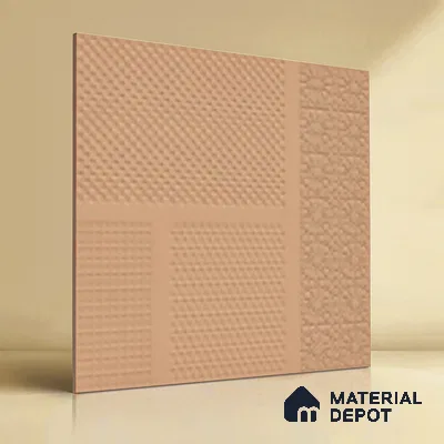 TL 04232 Sandal Punch Matte Finish 600x600 mm Full Body Vitrified Wall & Floor Tile - 9 mm (Random 4)