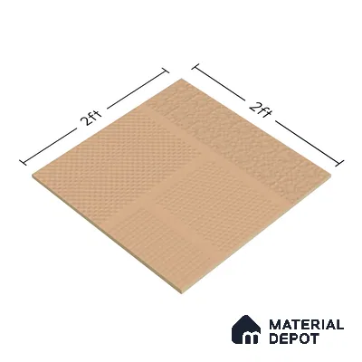 TL 04232 Sandal Punch Matte Finish 600x600 mm Full Body Vitrified Wall & Floor Tile - 9 mm (Random 4)