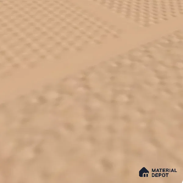 TL 04232 Sandal Punch Matte Finish 600x600 mm Full Body Vitrified Wall & Floor Tile - 9 mm (Random 4)