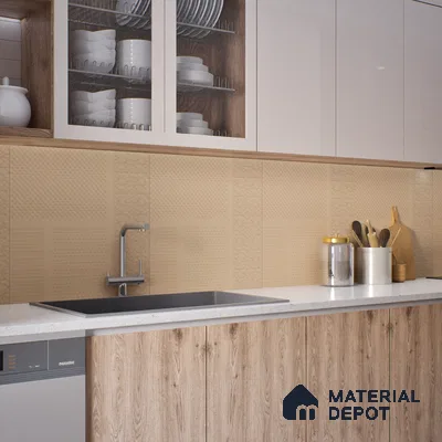TL 04232 Sandal Punch Matte Finish 600x600 mm Full Body Vitrified Wall & Floor Tile - 9 mm (Random 4)