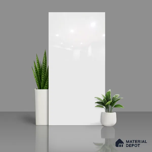TL 04230 D Super White Crystal Finish 1200x600 mm Full Body Vitrified Wall & Floor Tile - 9 mm