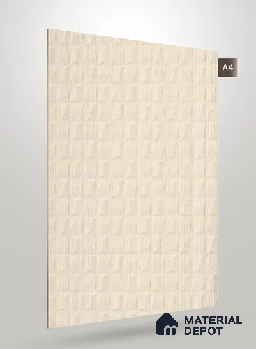 Patterned Look MQ 1380 8 ft x 4 ft Texture Finish Decorative Laminate - 1.25 mm | Suitable for Bedroom, TV Unit, Wardrobe